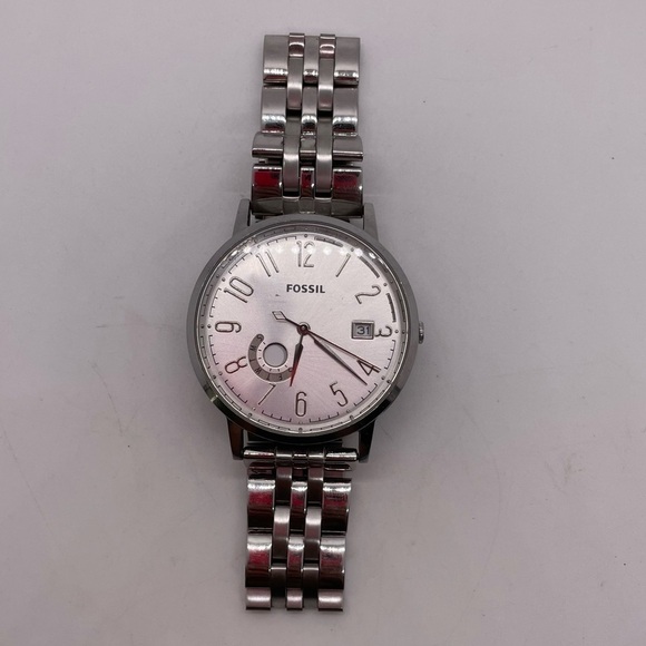 FOSSIL Muse Silver Dial Stainless Steel Ladies Watch ES3787 ⭐️WORKS⭐️ - Picture 1 of 6